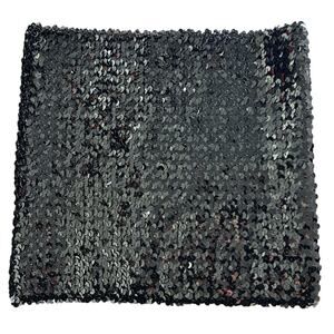 Vintage 80s Creations III Black Sequin Tank Top OS Glam Disco